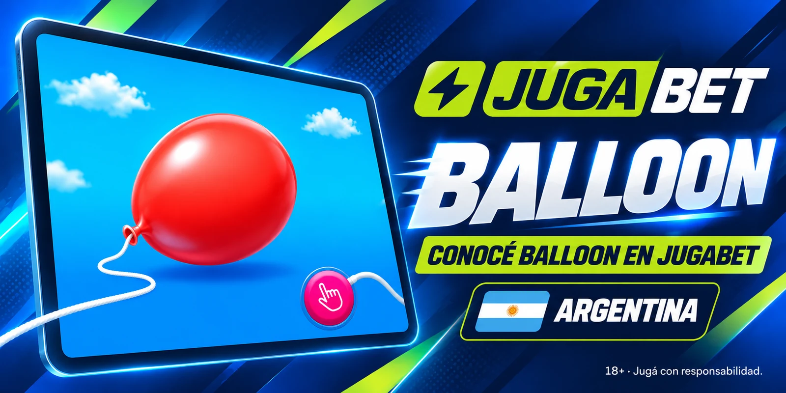 Balloon de Smartsoft en Jugabet: globo y multiplicador