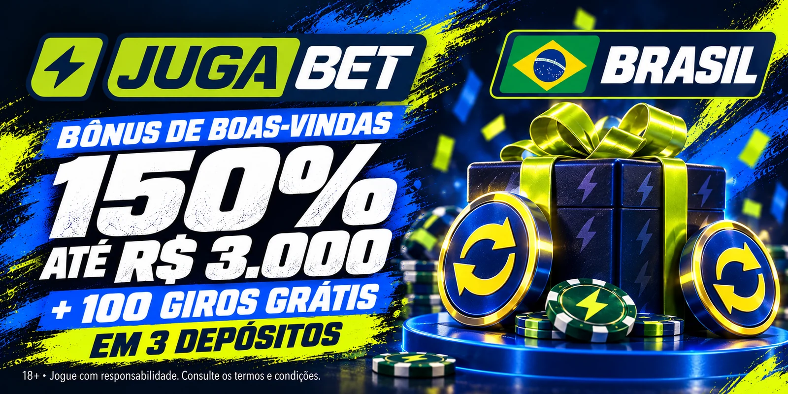 Bônus e promoções da Jugabet Brasil