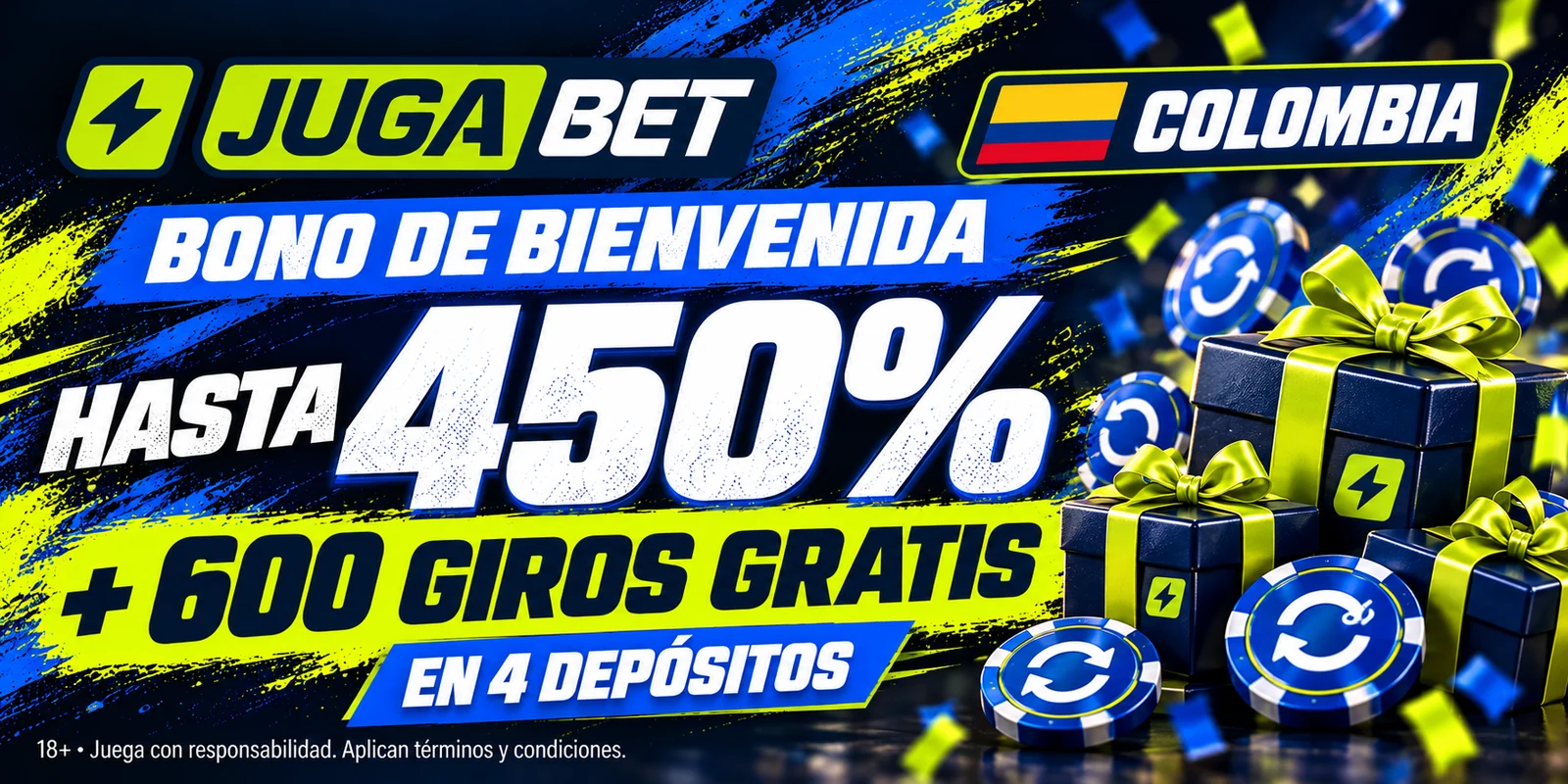Bonos y promociones de Jugabet Colombia